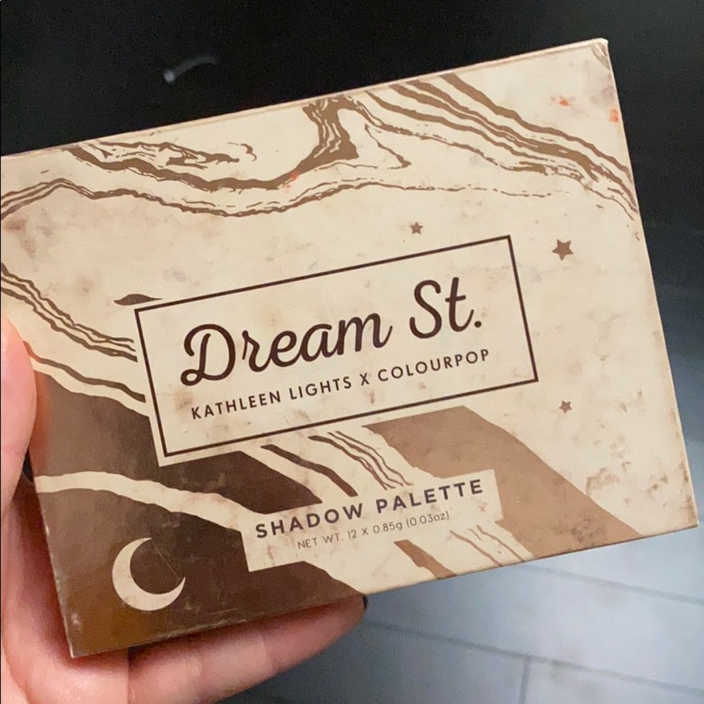 Kathleen lights x colourpop dream street palette